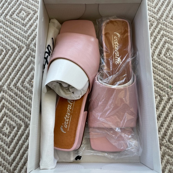 L'INTERVALLE Pink Mules - Picture 3 of 3